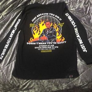 Open 925 lawyer graphic tee funny long sleeved